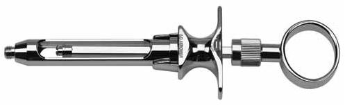  | JERINGA CARPULLE  P/ AMPOLLAS C/ 3 GANCHOS ASPIRACIÓN, COMPLETA C/ 1 ADAPTADOR Y CIERRE, 1.8MM, MANGO AÑILLO   | 
