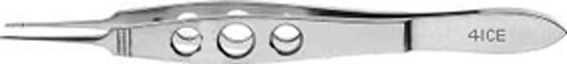  | PINZA P/CÓRNEA THORPE, 2X3 DIENTES, O,12 MM, CON PLATAFORMA | 