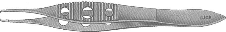  | PINZA P/SUTURAS VOLKER-CASTROVIEJO, 1 X 2 DIENTES, PLATAFORMA 6 MM, 9 CM. | 