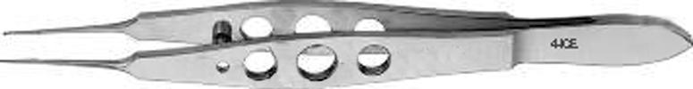  | PINZA P/SUTURA SNEIDER-CASTROVIEJO, CON GUIAS, 1X2, 0,12 MM 45º, CON PLATAFORMA, 11 CM | 