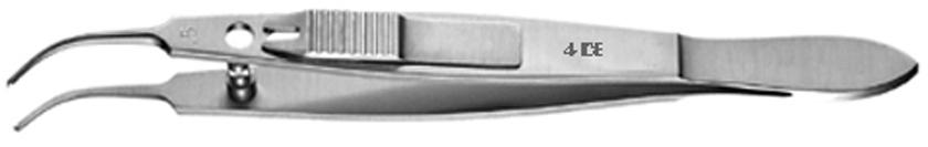  | PINZA P/FIJACIÓN CONJUNTIVA MOODY, 1 X 2 DIENTES, 0,5 MM, CON BLOQUEO, IZQUERDA, 11 CM. | 