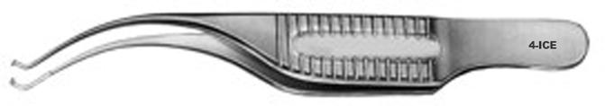  | PINZA P/SUTURAS COLIBRÍ, ESTÁNDAR, 1 X 2 DIENTES 0,45 MM, 90º, 7,5 CM. | 