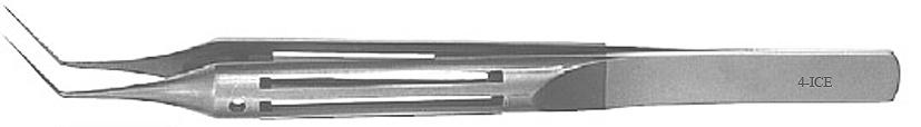  | PINZA P/FRAGMENTOS GASKIN, PALAS MUY DELICADAS, CON PLATAFORMA 11 MM, ANGULADA, MANGO 6 MM, 10,5 CM. | 