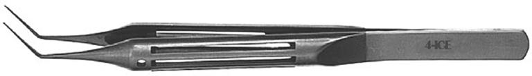  | PINZA P/SUTURAS KELMANN, 1 X 2 DIENTES 0,12 MM, 90º, CON PLATAFORMA, ANGULADA 8 MM, 11 CM. | 