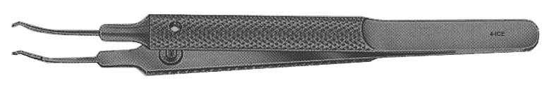  | PINZA CORNEOESCLERAL COLIBRÍ PIERSE, 1 X 1 DIENTES 0,1 MM, 45º, CON PLATAFORMA, 10 CM. | 