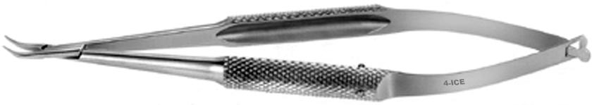  | PORTA-AGUJAS TROUTMAN, DELICADO, CURVO, CON BLOQUEO, 13,5 CM. | 