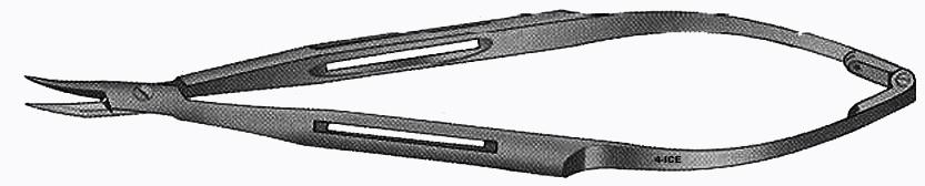  | PORTA-AGUJAS MORIA-BARRAQUER, 10 MM X 0,6 MM, CURVO, CON BLOQUEO, 10 CM. | 