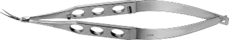  | TIJERA P/CAPSULOTOMÍA URIBE-STERN, PALAS EXTRAFINAS CURVAS 10 MM, ANGULADA, 8 CM. | 