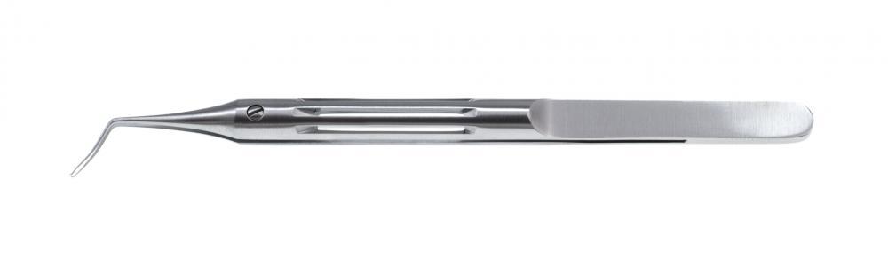  | PINZA P/CAPSULORESIS GIANNETTI MICS, PALA ABOVEDADA, MANGO CILÍNDRICO 6MM, 10,5CM | 